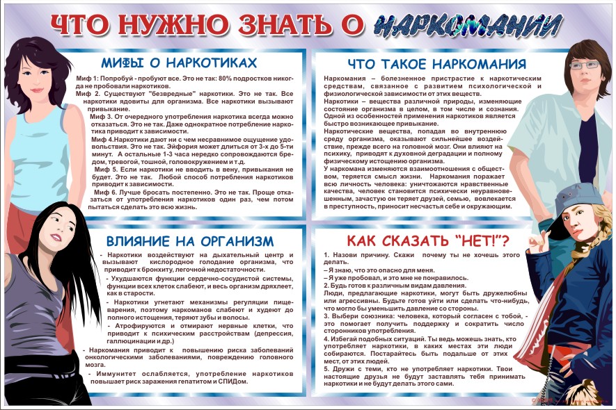 Памятка о наркомании
