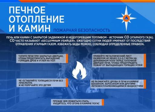 Памятка по обеспечению пожарной безопасности