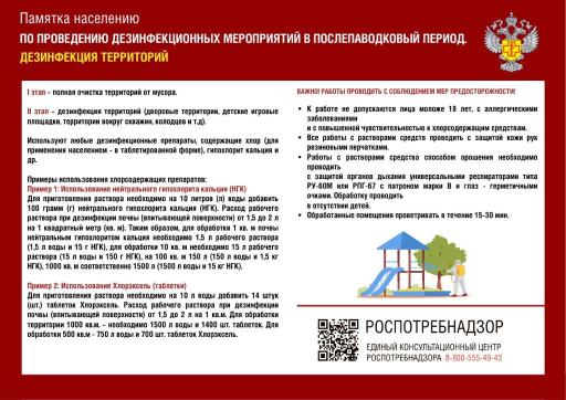 Памятка для населения