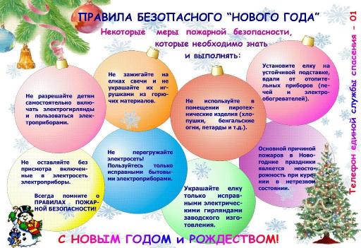 Безопасность в Новый год