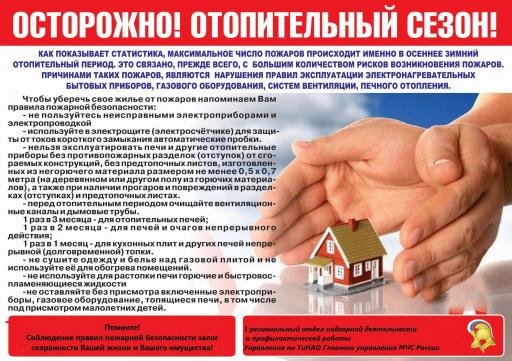 Памятки по обеспечению пожарной безопасности